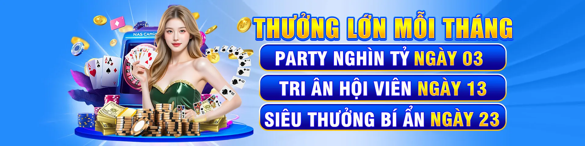 Sảnh casino trực tuyến sang trọng tại VN58 Nhà Cái